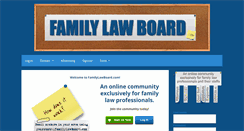 Desktop Screenshot of familylawboard.com
