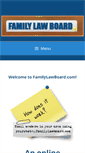 Mobile Screenshot of familylawboard.com